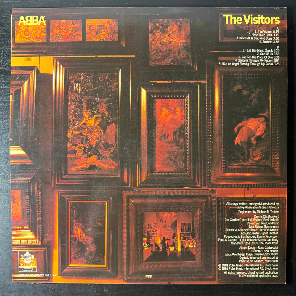 ABBA - The Visitors (Швеция 1981г.)