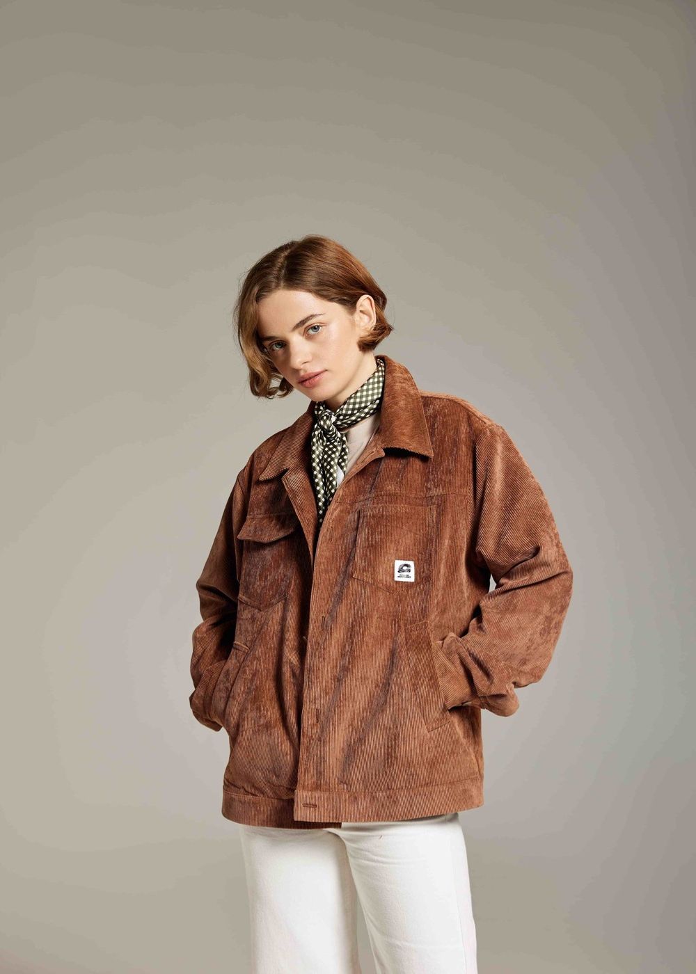 Куртка Called a Garment Corduroy work Карамельная