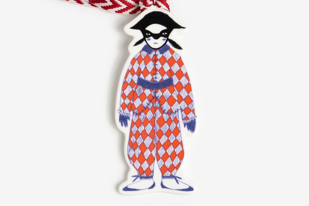 Коллекционная ёлочная игрушка «Балет «Щелкунчик. Арлекин»