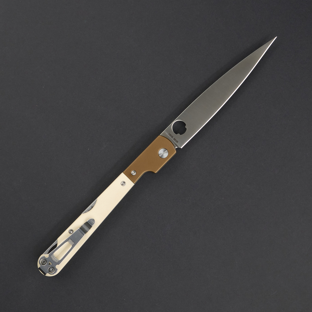 Corso Cream White G10 Satin Bronze Bolster