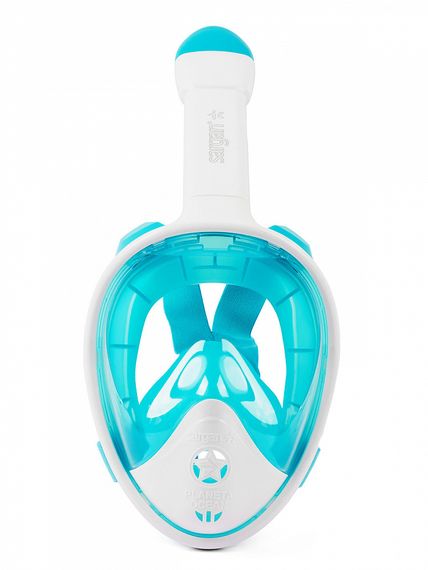 Маска полнолицевая Sargan Планета океан 2.0 белый/бирюзовый