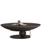 Столик журнальный 8025, Ø90 см, темно-коричневый