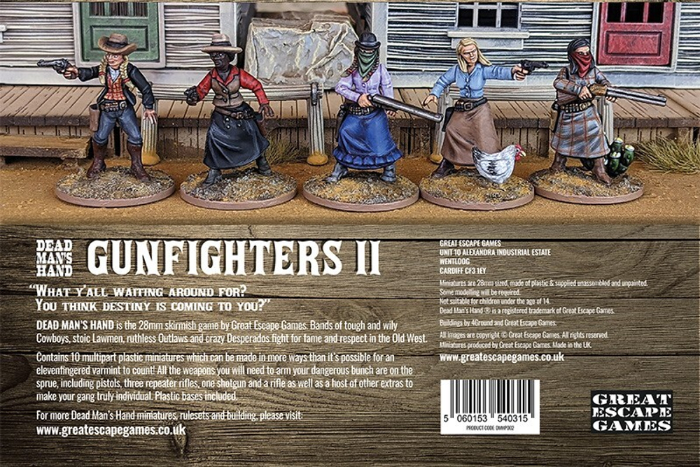 1/2 Gunfighters II - The Ladies (1 литник, 5 моделей)