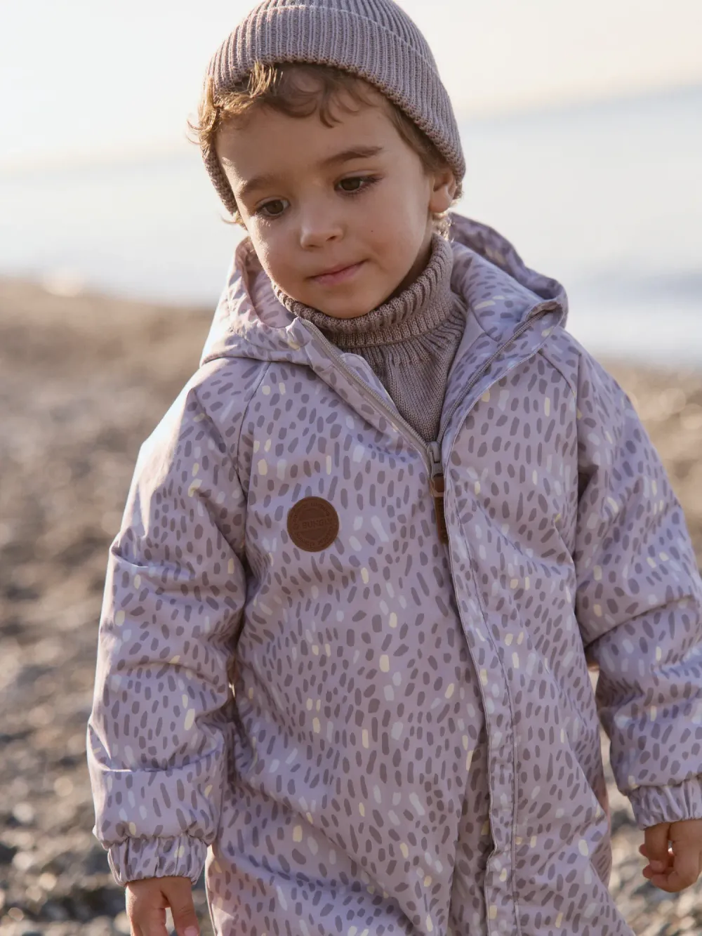 Комбинезон демисезонный мембранный "Солнечные зайчики - серый" 0+