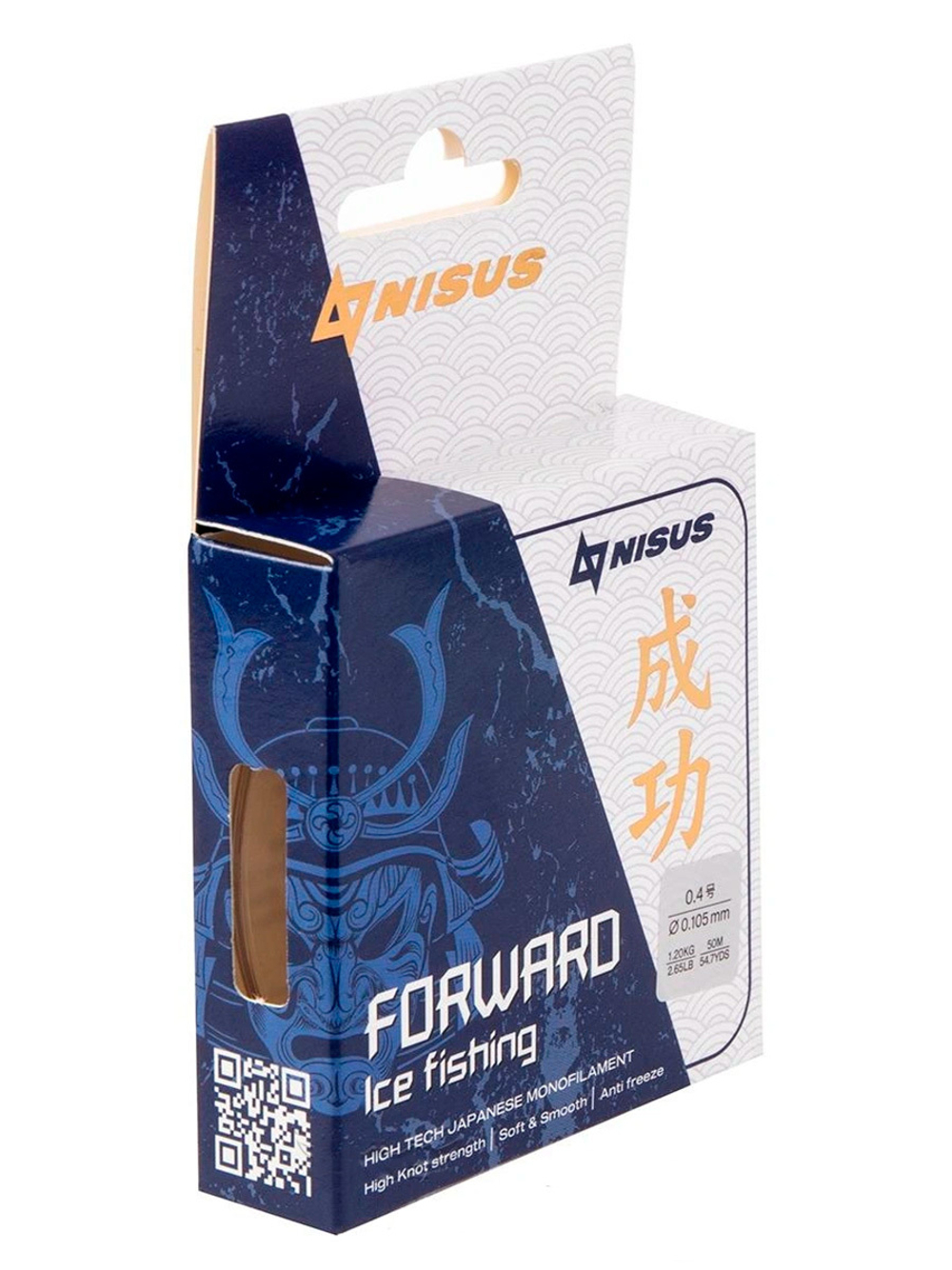 Леска для рыбалки Nisus FORWARD ICE FISHING Nylon Transparent 0,074mm/50m (N-FIF-0.074-50)