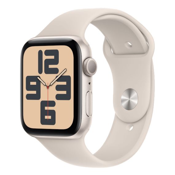 Часы Apple Watch SE (2023) GPS 44mm Aluminum Case with Sport Band (Сияющая звезда) S/M