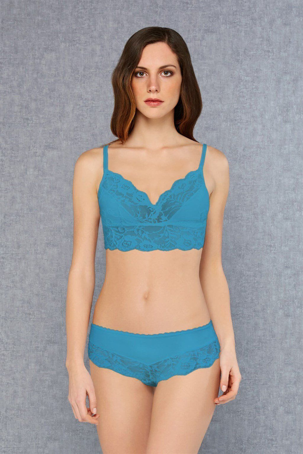 Кружевной комплект Doreanse Avantgarde (Размер: S) (Цвет: изумрудный)