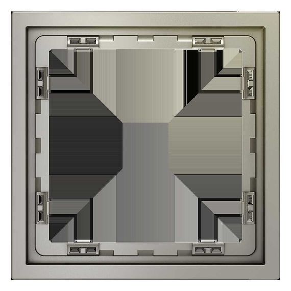 Рамка пластиковая Voltum S70 на 1 пост, (шелк) VLS100104