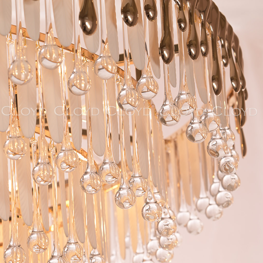 Люстра Cloyd CAPULETTI C22 / Ø95 см - золото (арт.11286)