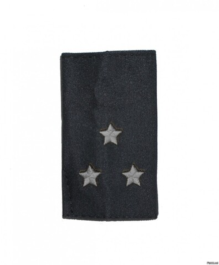 Фальшпогоны черные вышитые серые звезды ст. лейтенант