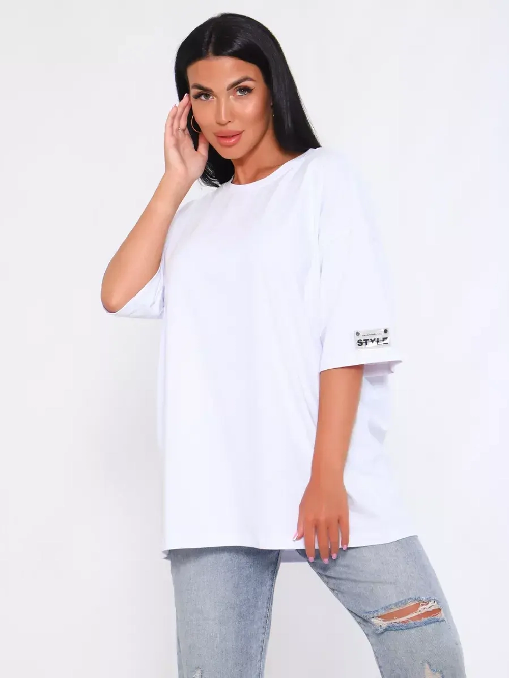 Футболка оверсайз больших размеров