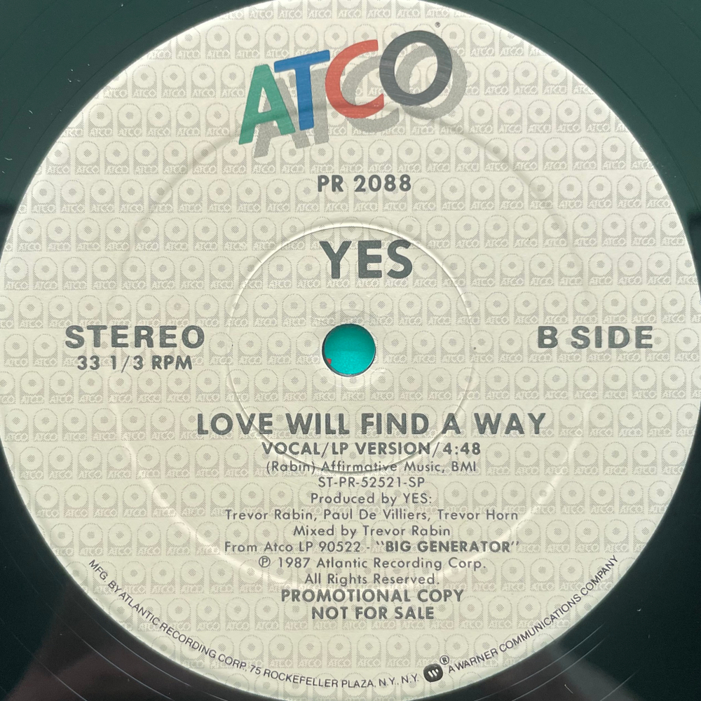 Yes ‎– Love Will Find A Way (США 1987г.) EP