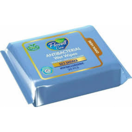 Влажные салфетки Flovell Care 20 шт