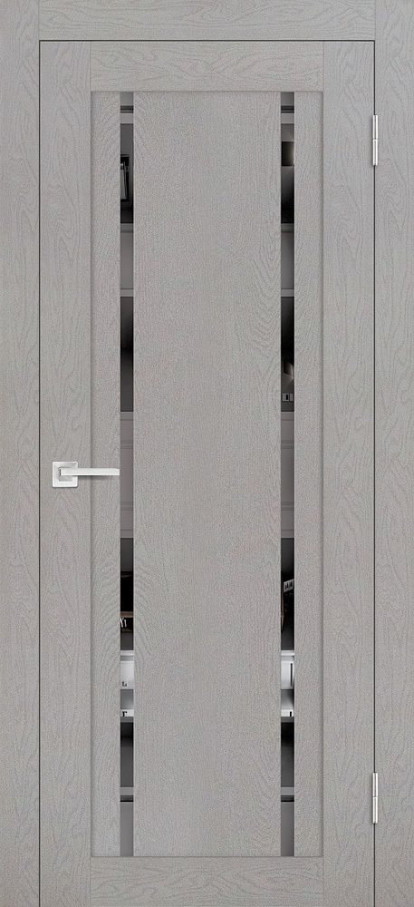 Дверь PST-9 / Цвет серый ясень / Зеркало тонированное / Двери PROFILO PORTE