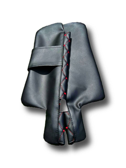 Чехлы на козырьки ВАЗ 2108, 2109, 21099, 2113, 2114, 2115 (красная нить Рубин)