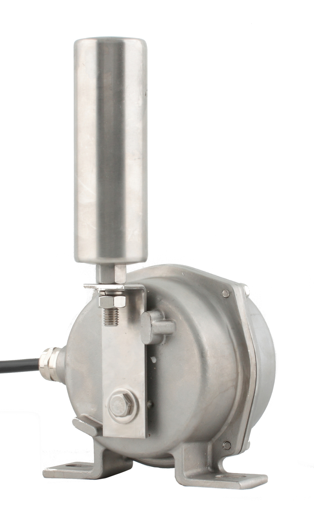 Датчик контроля схода ленты INNOLEVEL в корпусе из нерж. стали, -40...+75С, 250 VAC, 10 A, IP67, 2 релейных выхода, материал контактного ролика - нерж. сталь