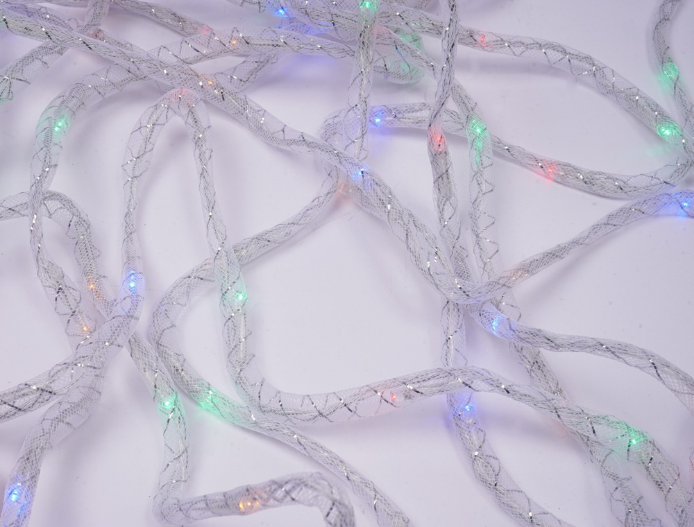 Гирлянда светодиодная Шелковый путь 100шт LED,10м,многоцветная,конроллер