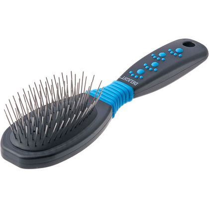 DELIGHT Щетка массажная малая с металлическими зубьями для кошек