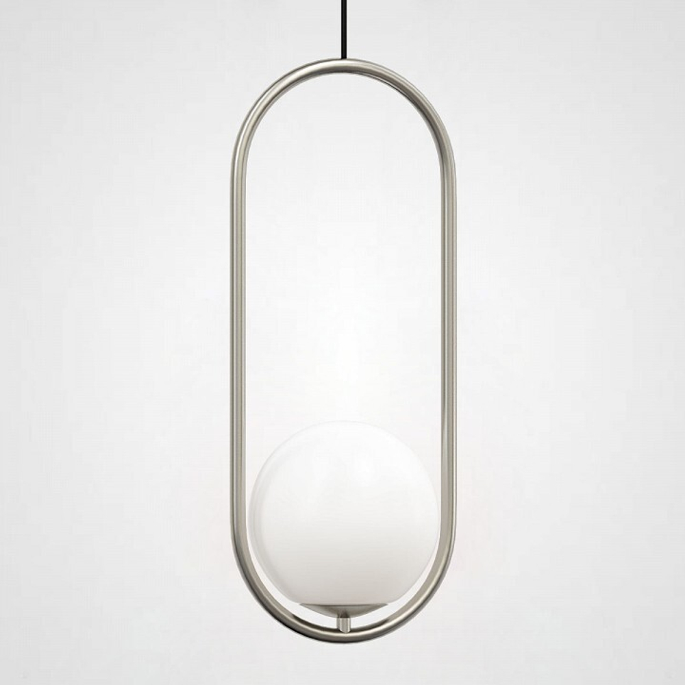 Подвесной светильник Imperiumloft Matthew Mccormick Hoop Silver Mila Pendant HOOP-B01