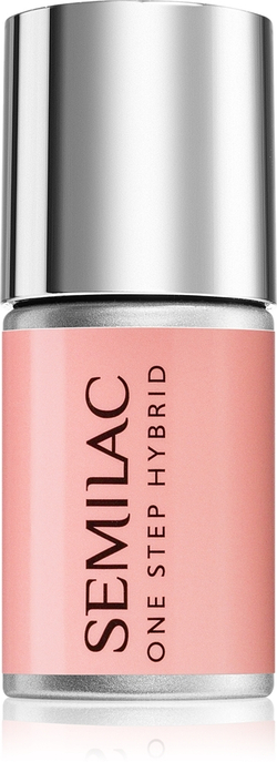 Semilac One Step Hybrid 3in1 - гибридный лак для ногтей, 5 ml