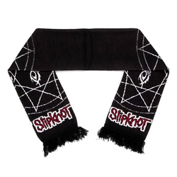 Шарф Slipknot звезда вязаный