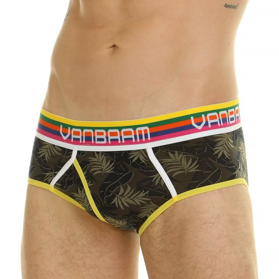Трусы мужские брифы хаки  Van Baam 44788