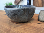 Раковина из речного камня RS-65778 36х33х15 из натурального камня