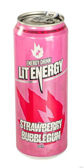 Энергетик Lit Energy Bubble Gum 0,45 л