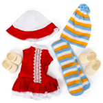 Кукла Инна 2 дидактическая, коробка 42см. (Весна)