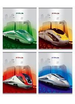 Тетрадь школьная А5 12л косая линия "Express" в ассорт. (BG)