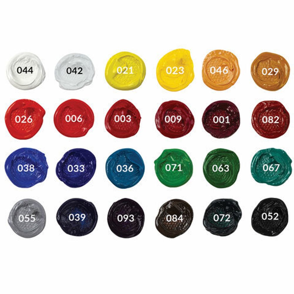 Краски масляные художественные BRAUBERG ART PREMIERE, 24 цв по 12 мл, проф. серия, в тубах, 191457