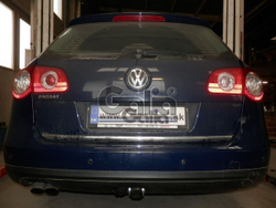 Фаркоп оцинкованный Galia V071A для Volkswagen Passat B6 2005-2010, Passat B7 2010-2015, Passat CC 2012-, Passat Alltrack B7 2012-2015(паспорт и сертификат в комплекте)(без электрики)