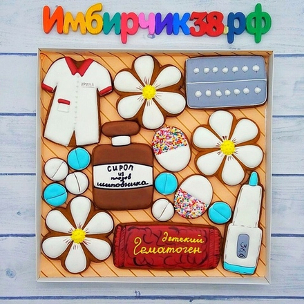 Имбирные пряники День медика