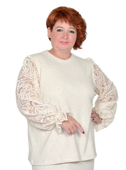 Туника с кружевом Зимняя сказка