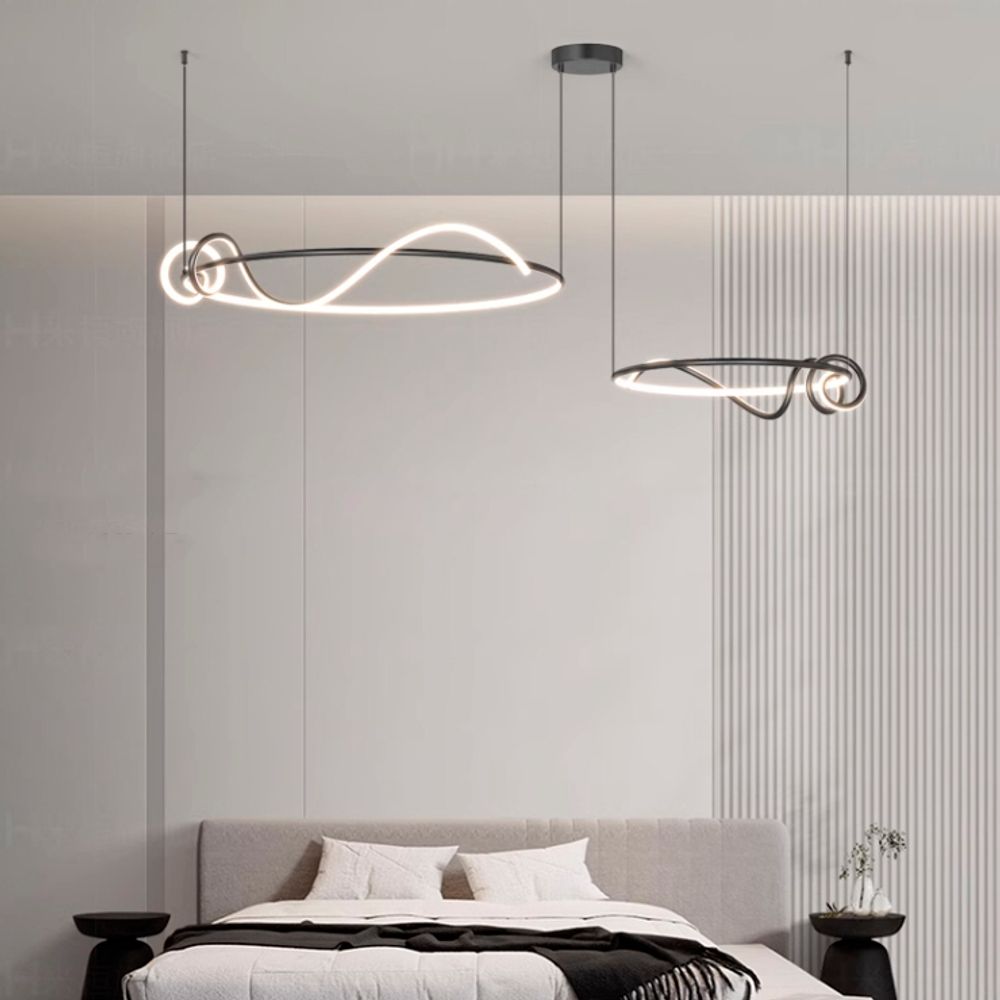 Кольцевая Люстра Raffel Combo D50+60+80 Black By Imperiumloft