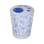 Подставка Дольче Вита д\зуб щеток (голуб-бел) (комплект 20 шт)