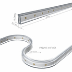 Светодиодная лента  220 В 14,4 Вт/м 120 Led/м 2835 IP65, дневной белый 4200K, 50 м Лента светодиодная 220V 14,4W 120Led 2835 IP65 дневной белый, 50 м