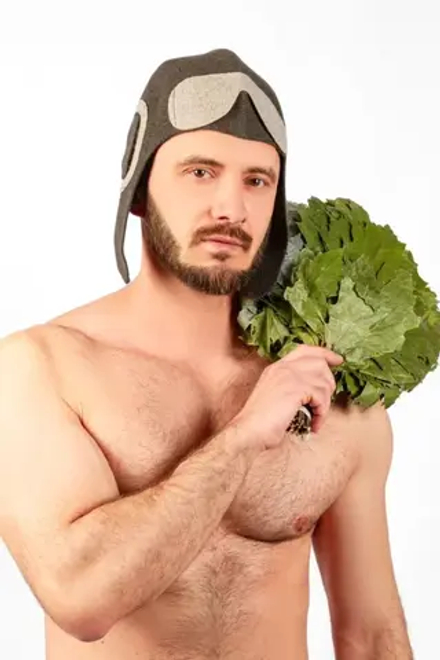 Шапка банная «Летчик», сукно