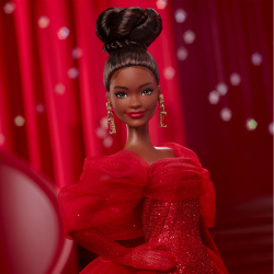 Barbie Signature 80-летие - Коллекционная кукла в блестящем красном платье JBJ18