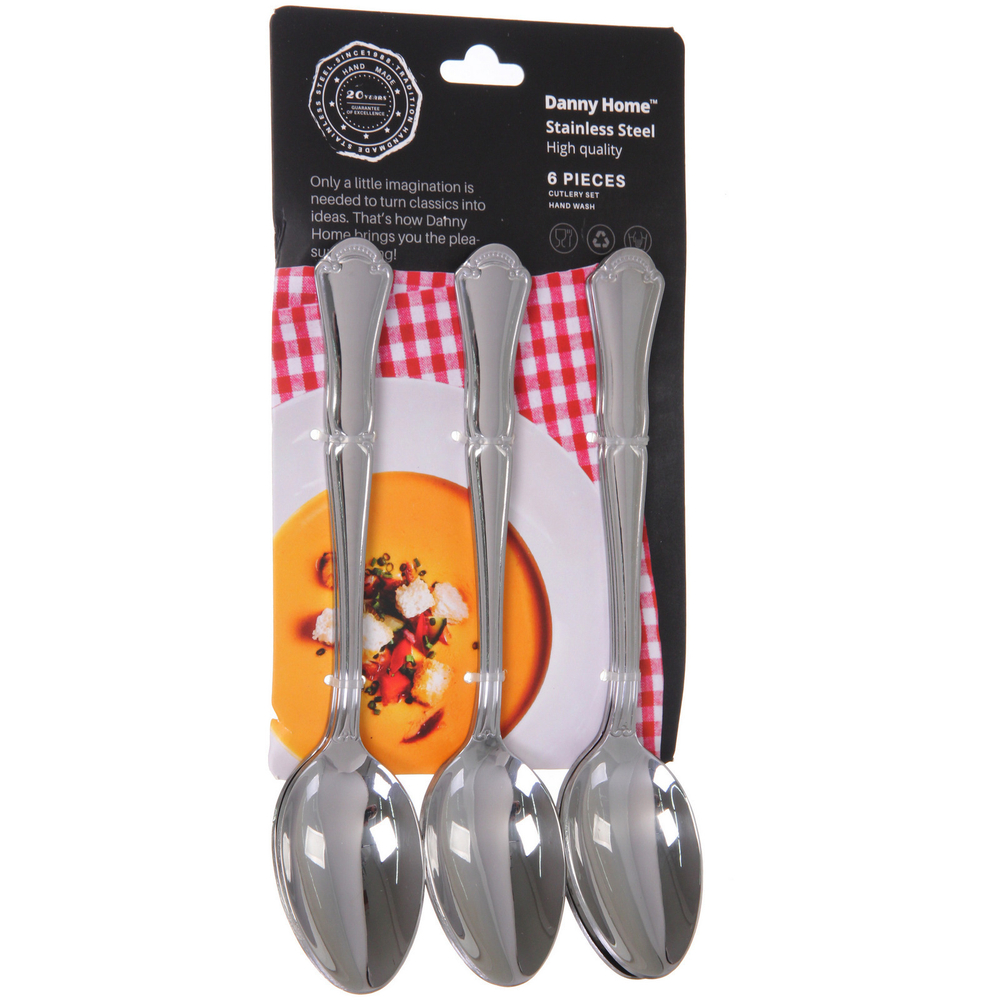 Набор столовых ложек 6шт «MONDIAL» на блистере