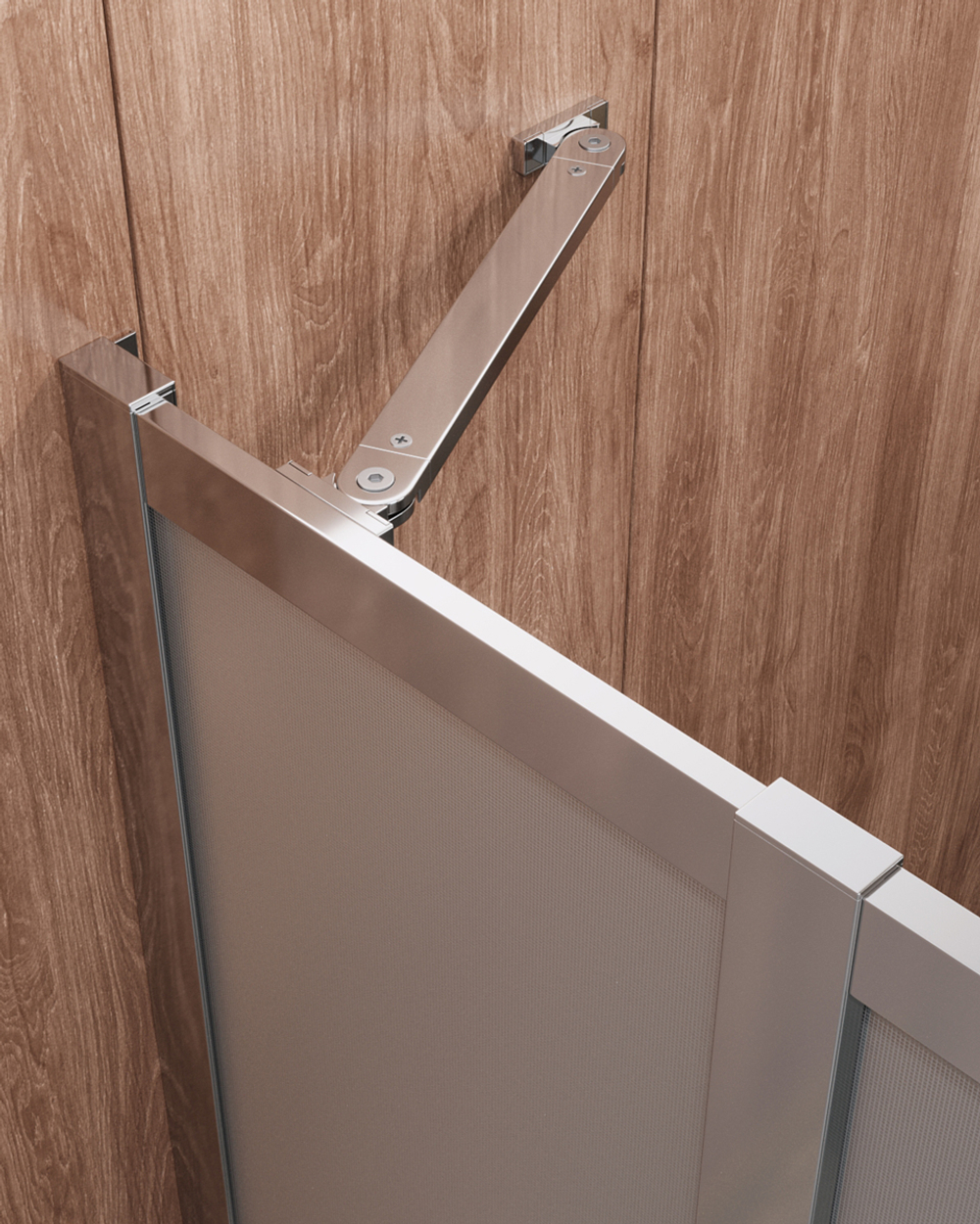 Душевой уголок Cezares MOLVENO-RH-2-130/100-P-Cr, 130х100х195, профиль хром, стекло Punto матовое