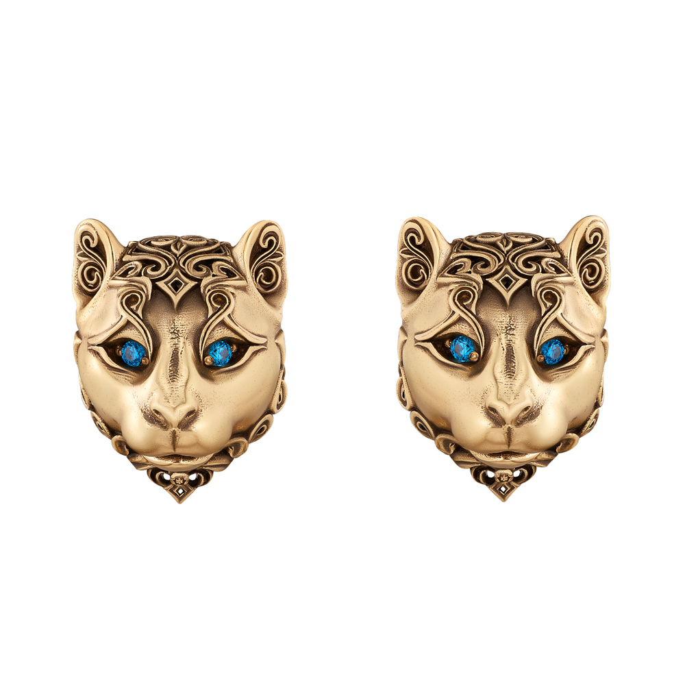 Серьги пусет PUMA LEONE DI MONTAGNA