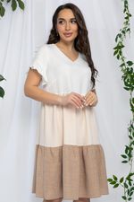 Платье Летний поцелуй (бежевое) П12821-12М LT Collection