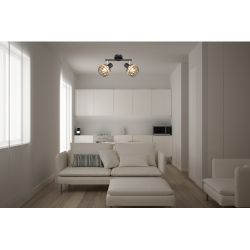 Светильник настенно-потолочный спот Rivoli Fedora 7033-702 2 х E14 40 Вт поворотный | Rivoli