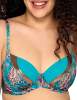 Лиф купальный уплотненный Ava SK141 U turquoise