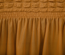 Чехол на угловой диван, цвет Горчичный