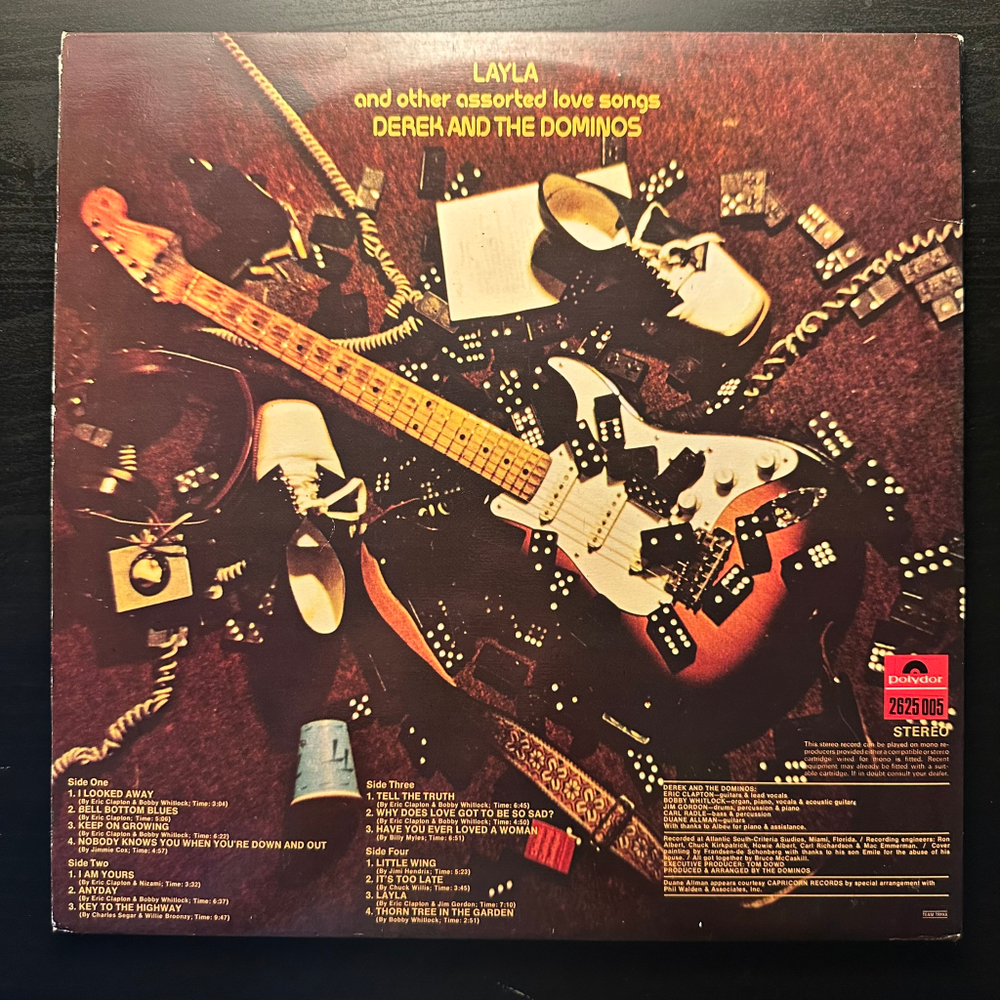 Derek & The Dominos - Layla And Other Assorted Love Songs 2LP (Скандинавия 1970г.)