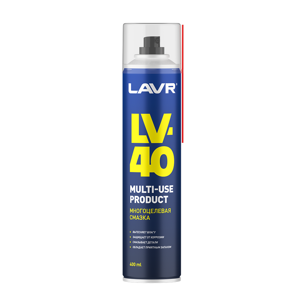 СМАЗКА МНОГОЦЕЛЕВАЯ LAVR LV-40 400МЛ LN1485
