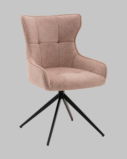 Стул Carlene вращающийся бежевый