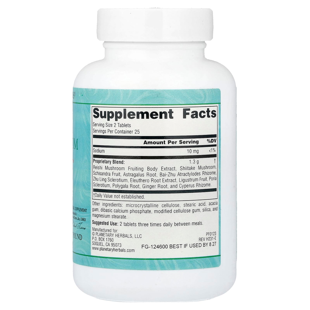 Planetary Herbals, Reishi Mushroom Supreme™, 50 таблеток